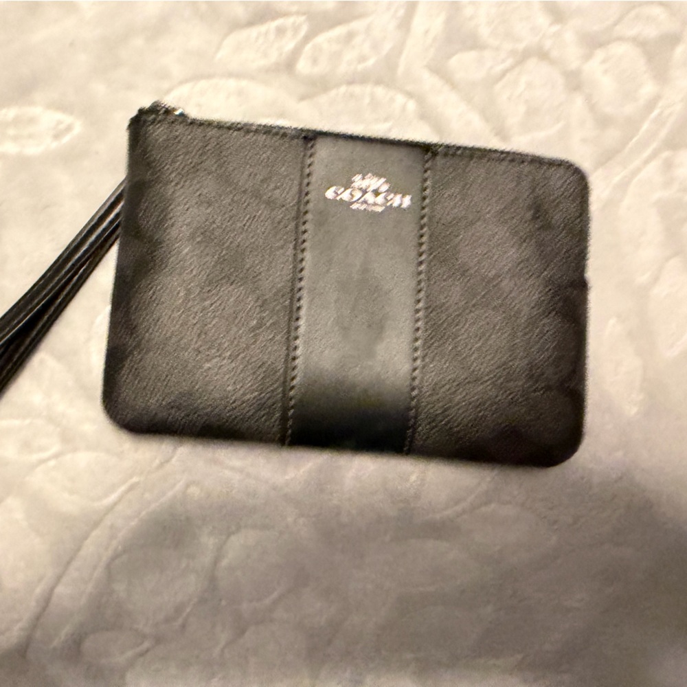 Coach Black Men's Zip Wallet